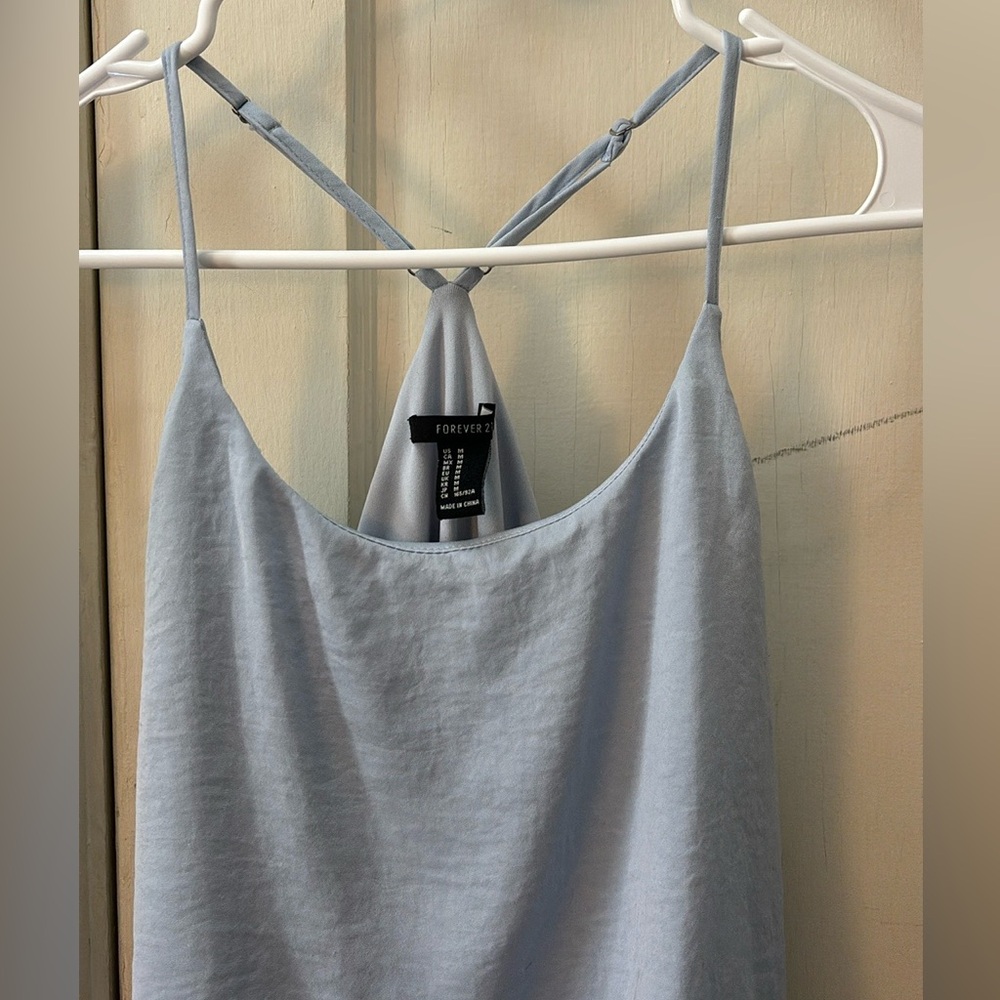 Blue tank top body suit Forever 21 size medium